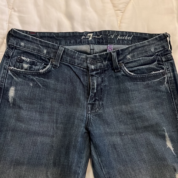7 For All Mankind Lexie ‘A’ Pocket 💜 - Picture 3 of 8
